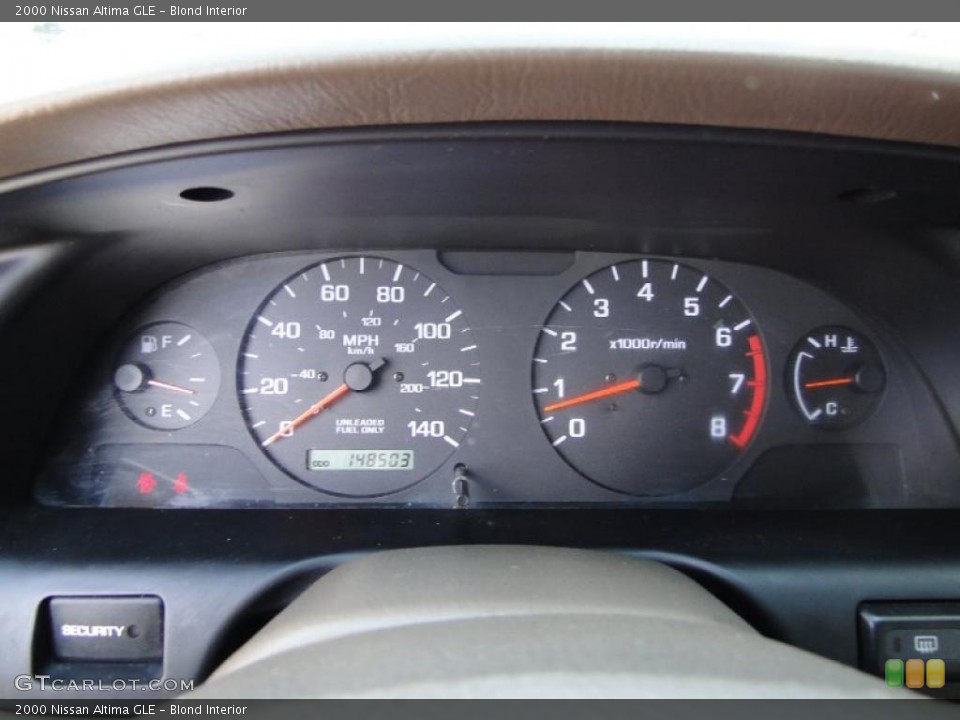 Blond Interior Gauges for the 2000 Nissan Altima GLE #47848013