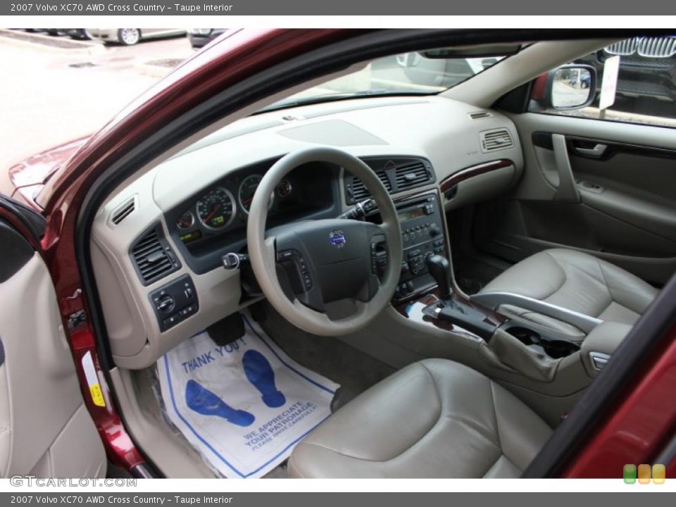 Taupe Interior Prime Interior for the 2007 Volvo XC70 AWD Cross Country #47848187