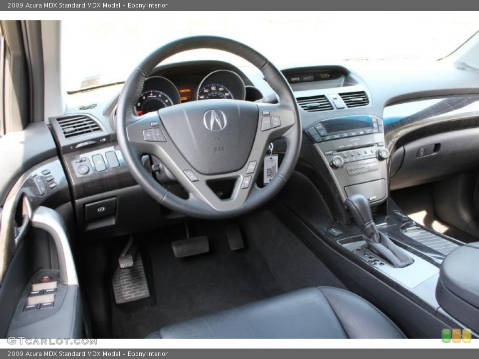Ebony Interior Dashboard for the 2009 Acura MDX  #47850527