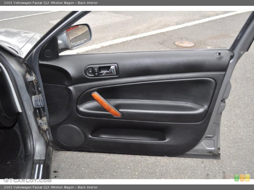 Black Interior Door Panel for the 2003 Volkswagen Passat GLX 4Motion Wagon #47850623
