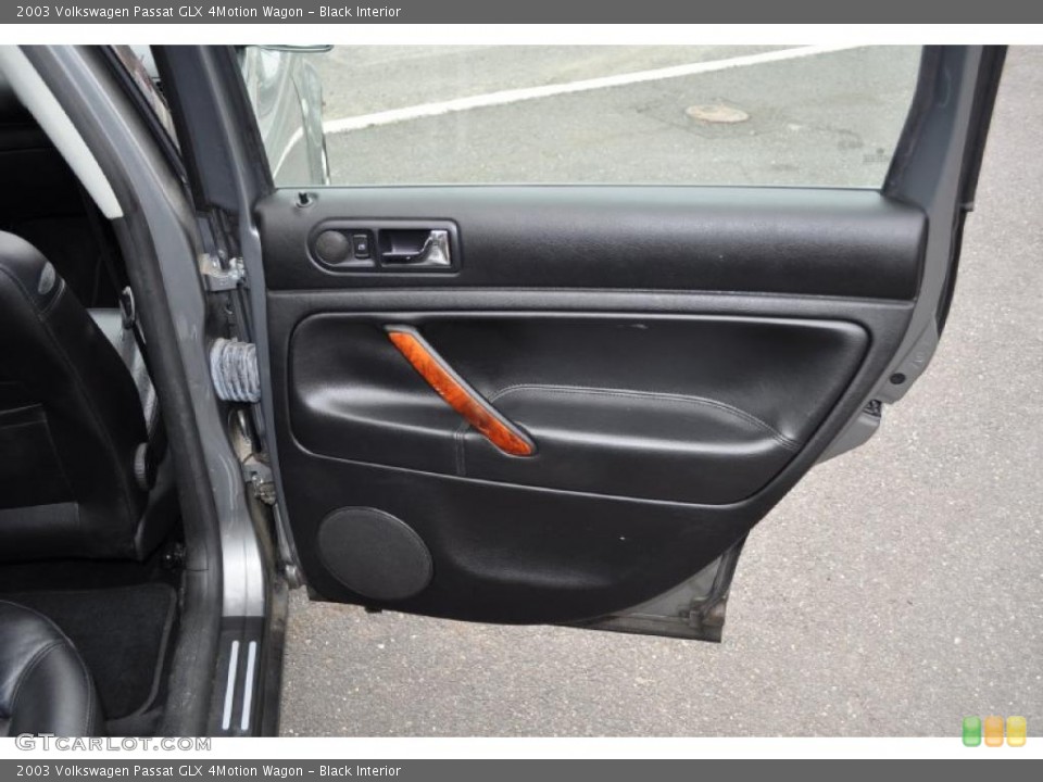 Black Interior Door Panel for the 2003 Volkswagen Passat GLX 4Motion Wagon #47850641
