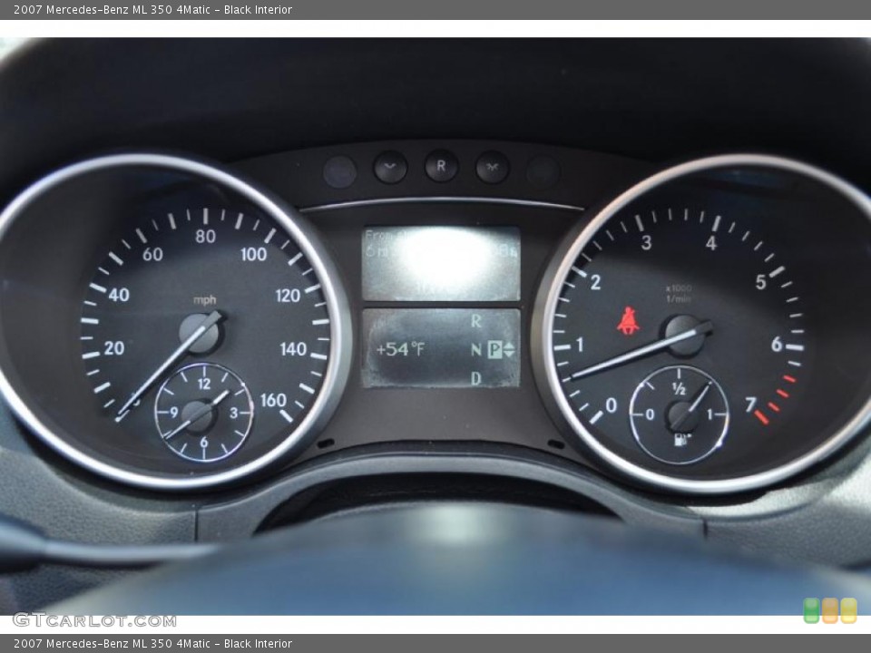 Black Interior Gauges for the 2007 Mercedes-Benz ML 350 4Matic #47851376