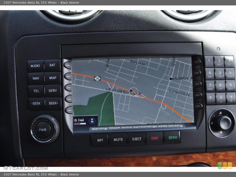 Black Interior Navigation for the 2007 Mercedes-Benz ML 350 4Matic #47851415