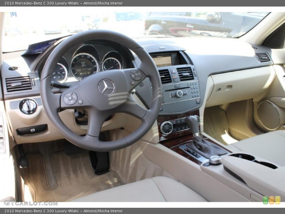 Almond/Mocha Interior Prime Interior for the 2010 Mercedes-Benz C 300 Luxury 4Matic #47852024
