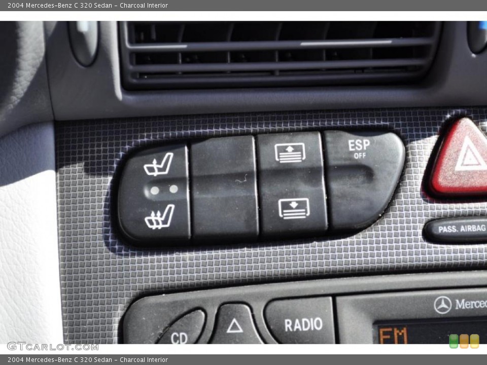 Charcoal Interior Controls for the 2004 Mercedes-Benz C 320 Sedan #47852363