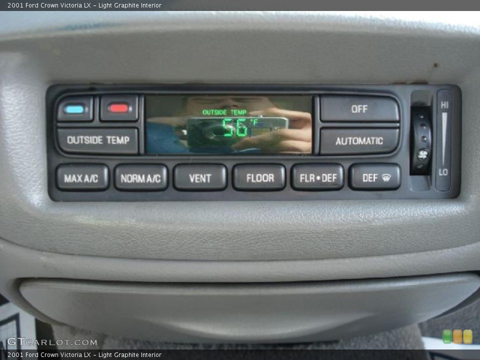 Light Graphite Interior Controls for the 2001 Ford Crown Victoria LX #47852792