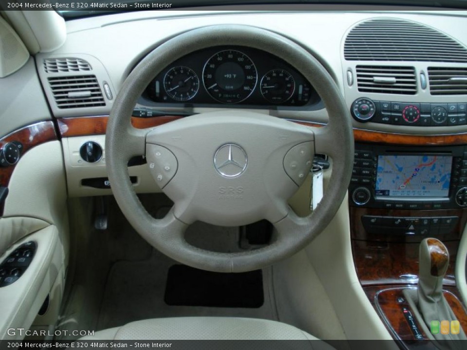 Stone Interior Steering Wheel for the 2004 Mercedes-Benz E 320 4Matic Sedan #47853479