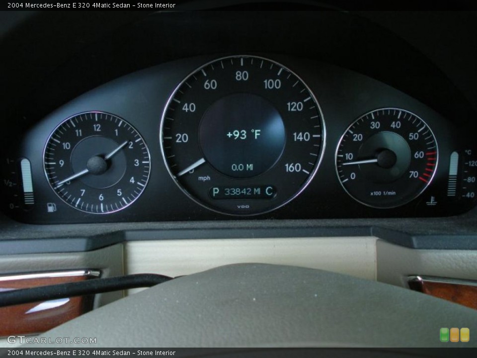 Stone Interior Gauges for the 2004 Mercedes-Benz E 320 4Matic Sedan #47853488