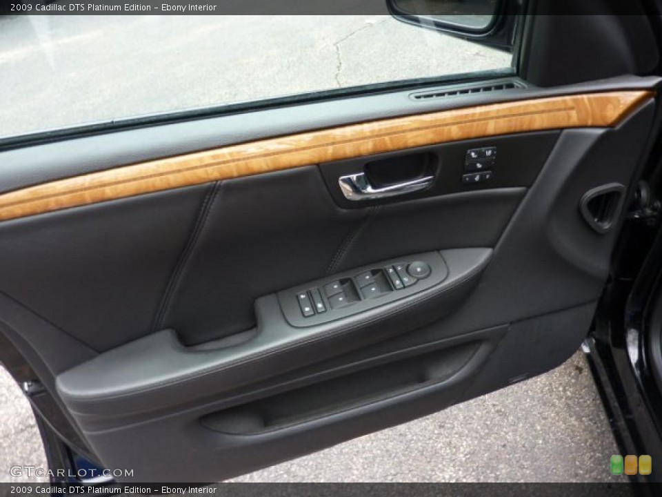 Ebony Interior Door Panel for the 2009 Cadillac DTS Platinum Edition #47854379