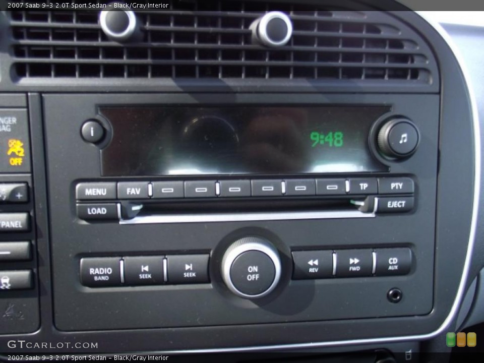 Black/Gray Interior Controls for the 2007 Saab 9-3 2.0T Sport Sedan #47857553
