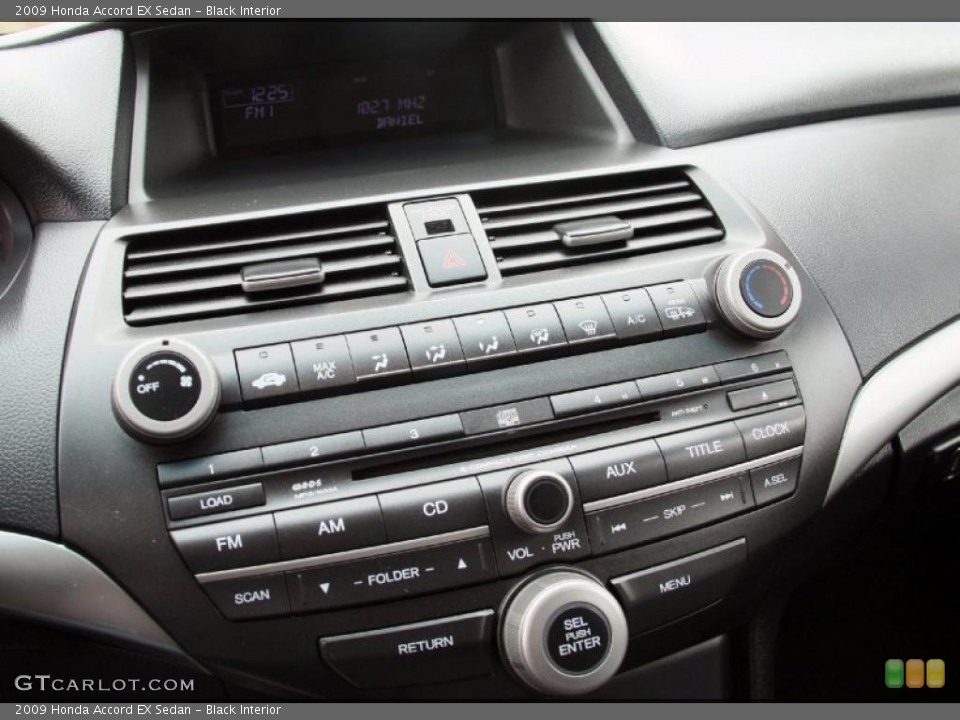 Black Interior Controls for the 2009 Honda Accord EX Sedan #47859178
