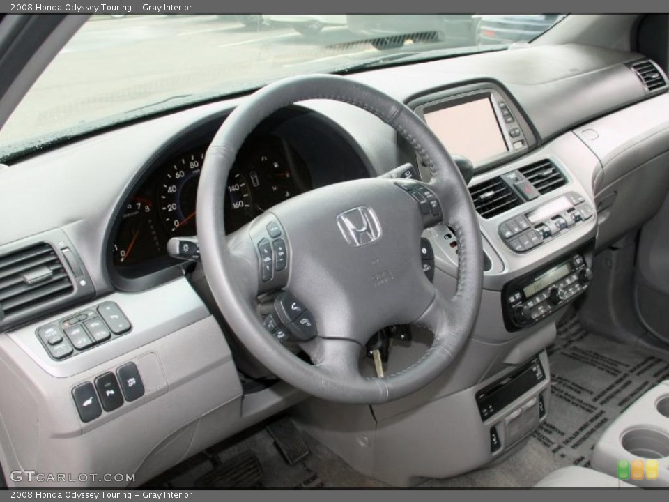 Gray Interior Dashboard for the 2008 Honda Odyssey Touring #47859310
