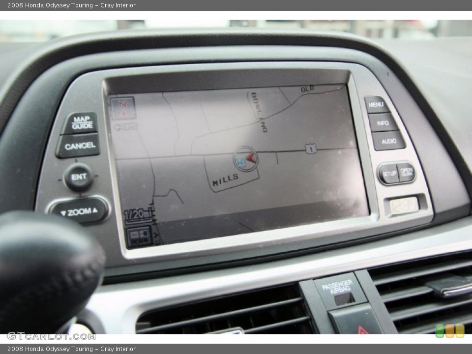 Gray Interior Navigation for the 2008 Honda Odyssey Touring #47859535