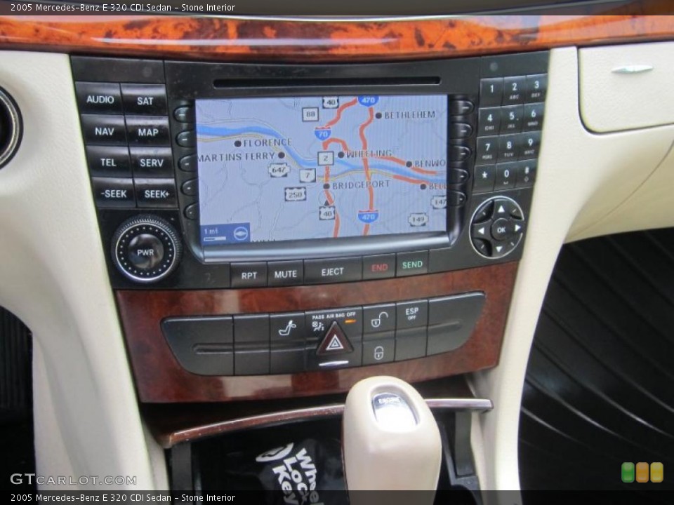 Stone Interior Navigation for the 2005 Mercedes-Benz E 320 CDI Sedan #47859667