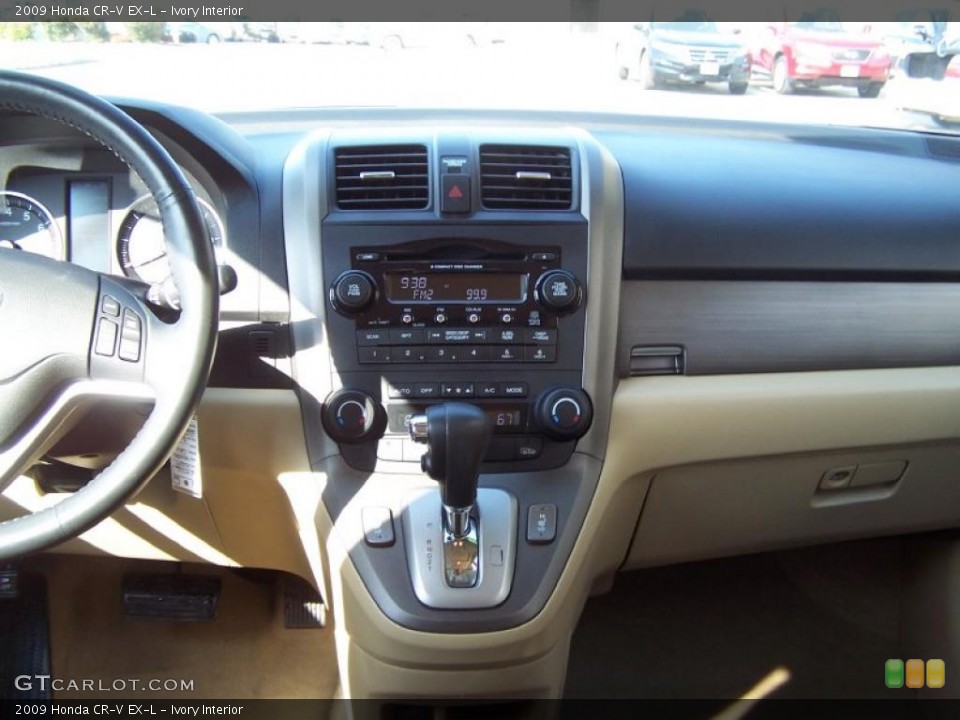 Ivory Interior Controls for the 2009 Honda CR-V EX-L #47860183