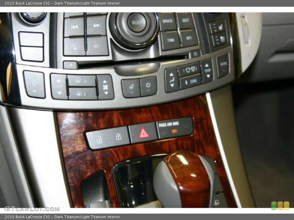 Dark Titanium/Light Titanium Interior Controls for the 2010 Buick LaCrosse CXS #47861893