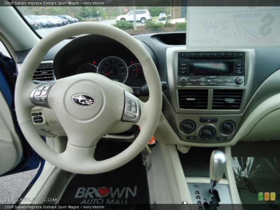 Ivory Interior Dashboard for the 2008 Subaru Impreza Outback Sport Wagon #47863897