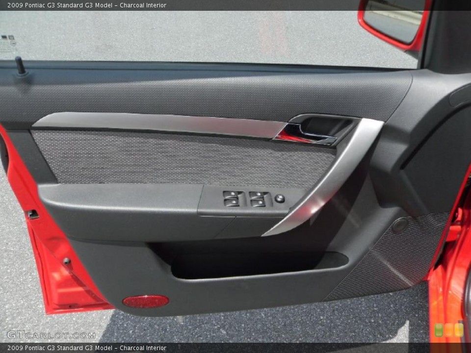Charcoal Interior Door Panel for the 2009 Pontiac G3  #47864086