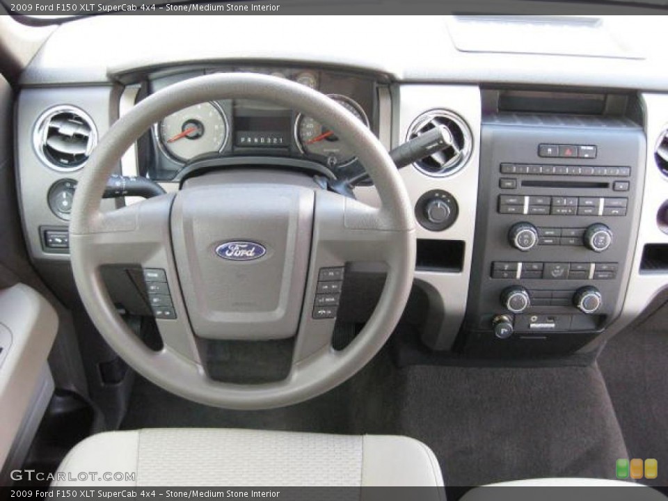 Stone/Medium Stone Interior Dashboard for the 2009 Ford F150 XLT SuperCab 4x4 #47865406