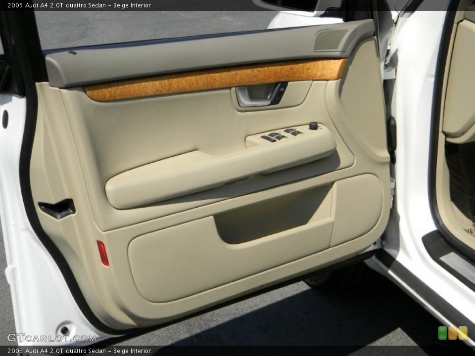 Beige Interior Door Panel for the 2005 Audi A4 2.0T quattro Sedan #47868843