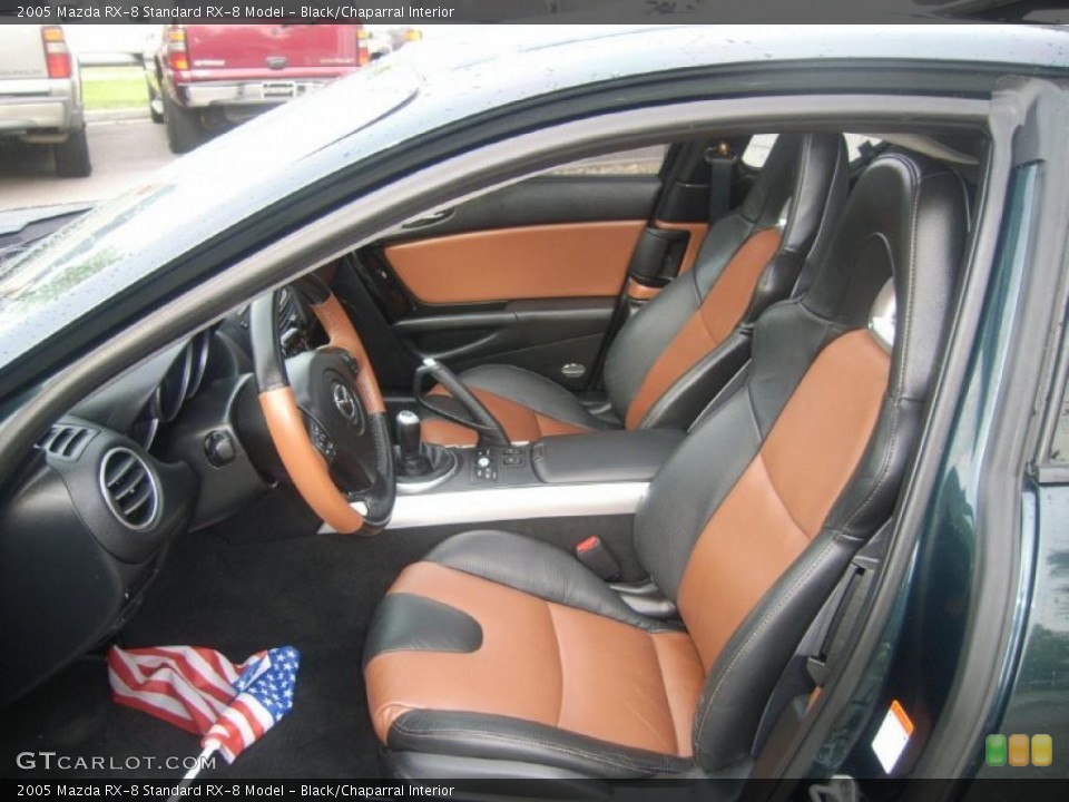 Black/Chaparral 2005 Mazda RX-8 Interiors