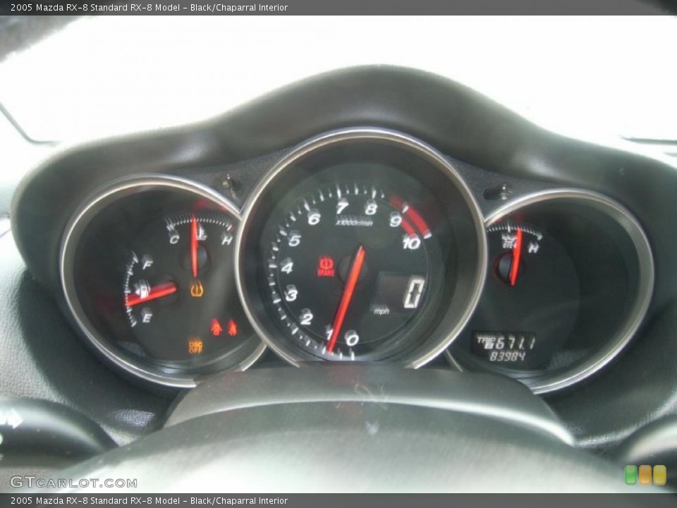 Black/Chaparral Interior Gauges for the 2005 Mazda RX-8  #47872457