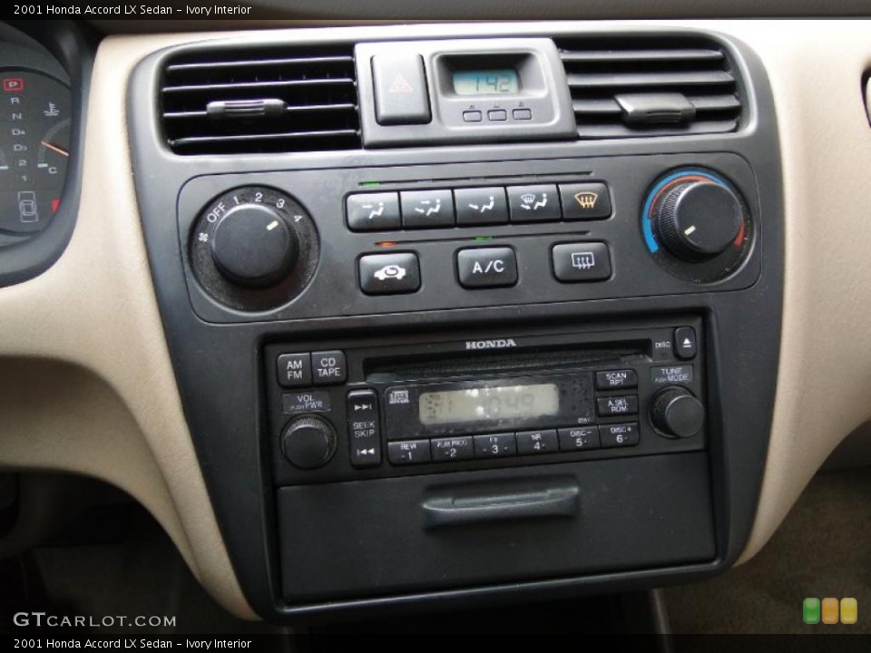 Ivory Interior Controls for the 2001 Honda Accord LX Sedan #47874221