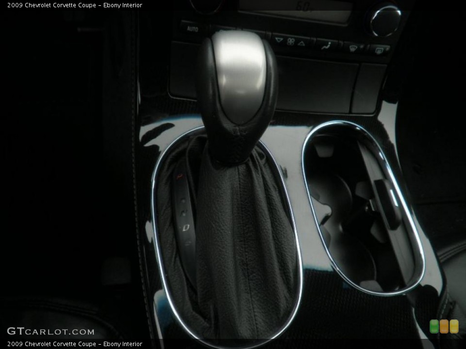 Ebony Interior Transmission for the 2009 Chevrolet Corvette Coupe #47874800