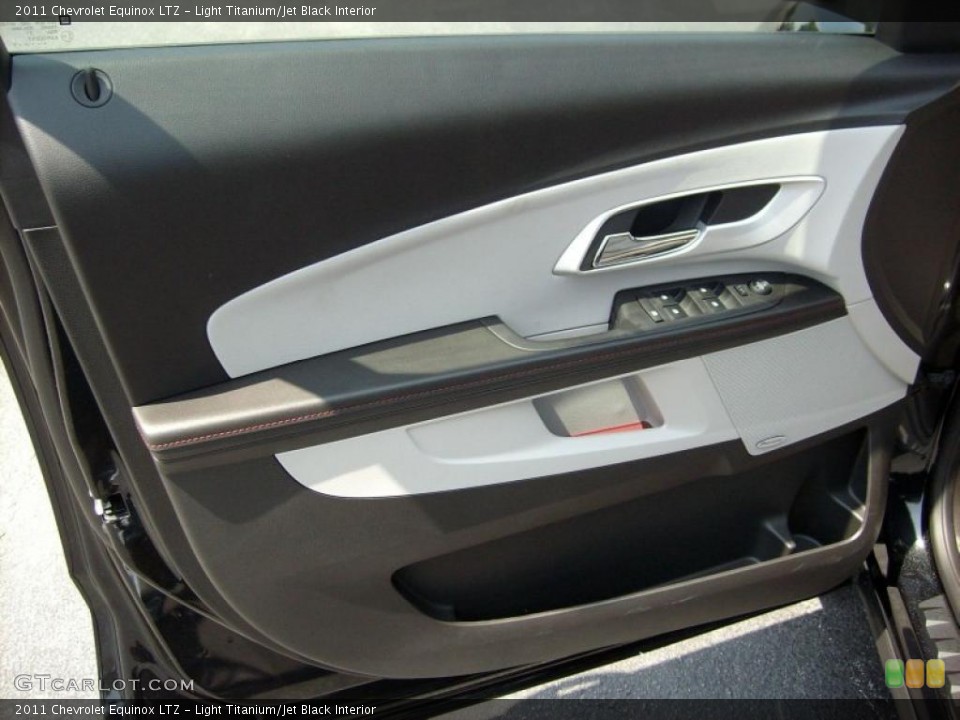 Light Titanium/Jet Black Interior Door Panel for the 2011 Chevrolet Equinox LTZ #47875856