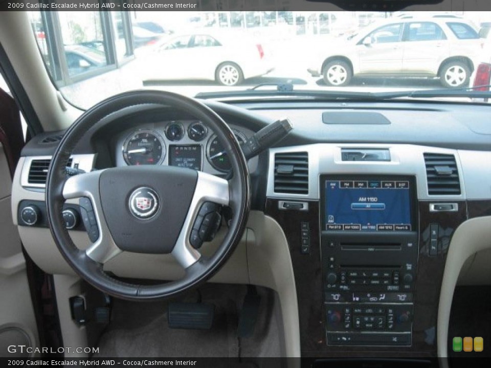Cocoa/Cashmere Interior Dashboard for the 2009 Cadillac Escalade Hybrid AWD #47875940