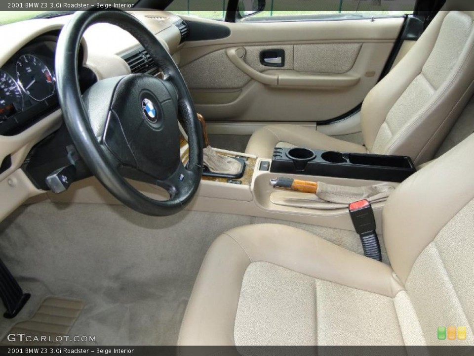 Beige Interior Photo for the 2001 BMW Z3 3.0i Roadster #47876534