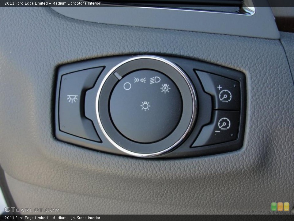 Medium Light Stone Interior Controls for the 2011 Ford Edge Limited #47878067
