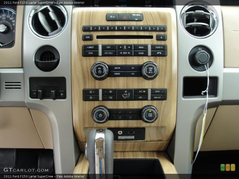 Pale Adobe Interior Controls for the 2011 Ford F150 Lariat SuperCrew #47879747