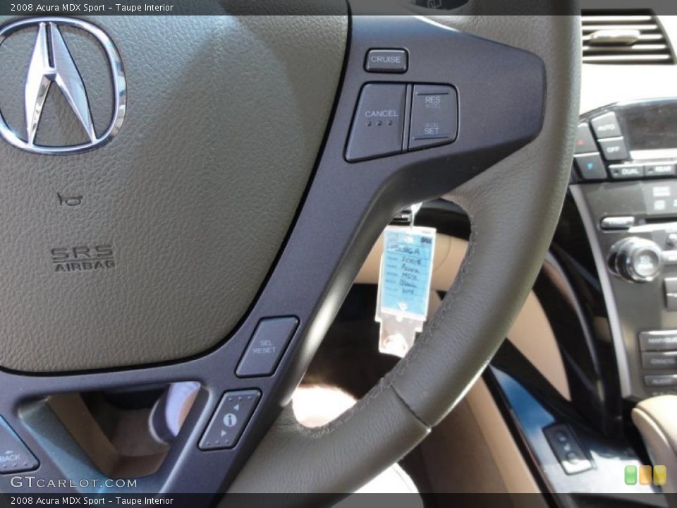 Taupe Interior Controls for the 2008 Acura MDX Sport #47879777