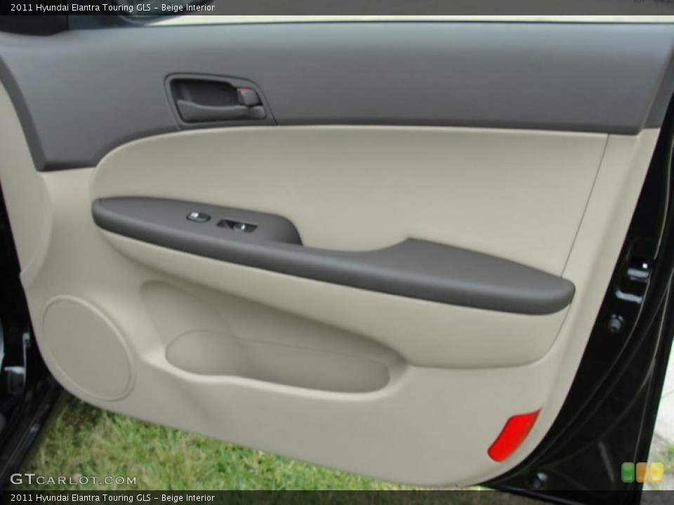 Beige Interior Door Panel for the 2011 Hyundai Elantra Touring GLS #47881430