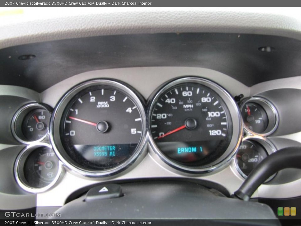 Dark Charcoal Interior Gauges for the 2007 Chevrolet Silverado 3500HD Crew Cab 4x4 Dually #47881961