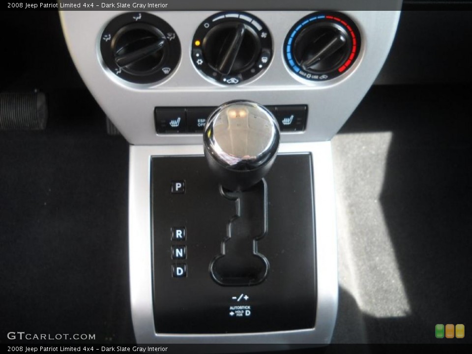 Dark Slate Gray Interior Transmission for the 2008 Jeep Patriot Limited 4x4 #47882930