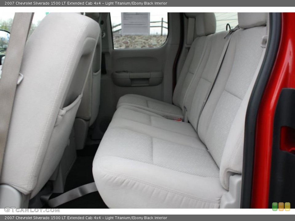 Light Titanium/Ebony Black Interior Photo for the 2007 Chevrolet Silverado 1500 LT Extended Cab 4x4 #47885228
