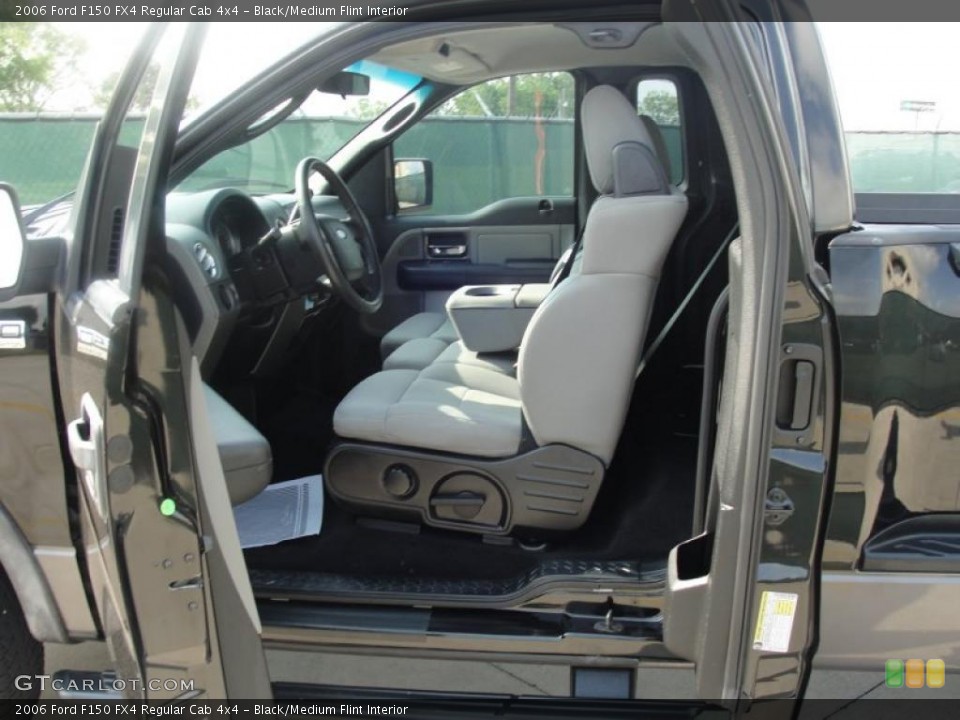 Black/Medium Flint Interior Photo for the 2006 Ford F150 FX4 Regular Cab 4x4 #47886887