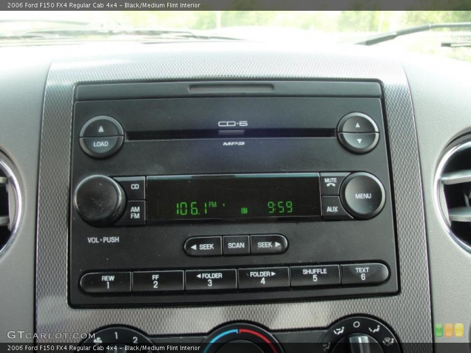 Black/Medium Flint Interior Controls for the 2006 Ford F150 FX4 Regular Cab 4x4 #47886986