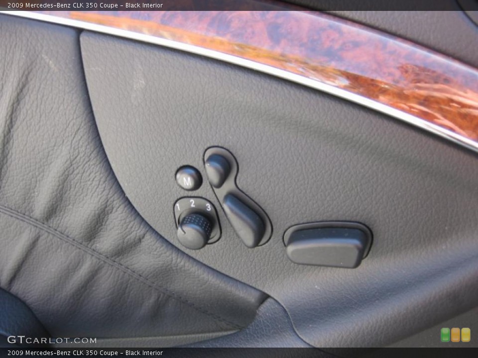 Black Interior Controls for the 2009 Mercedes-Benz CLK 350 Coupe #47887640