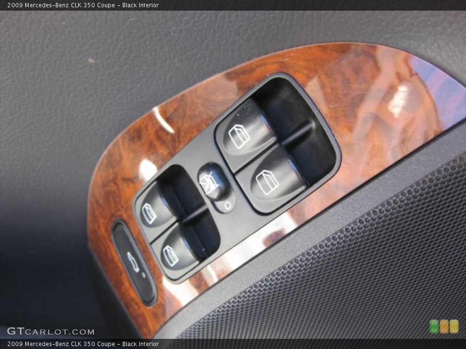 Black Interior Controls for the 2009 Mercedes-Benz CLK 350 Coupe #47887652