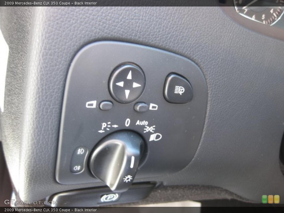 Black Interior Controls for the 2009 Mercedes-Benz CLK 350 Coupe #47887670