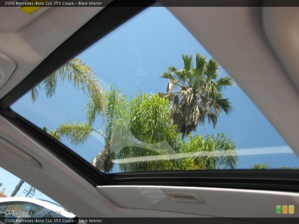 Black Interior Sunroof for the 2009 Mercedes-Benz CLK 350 Coupe #47887838