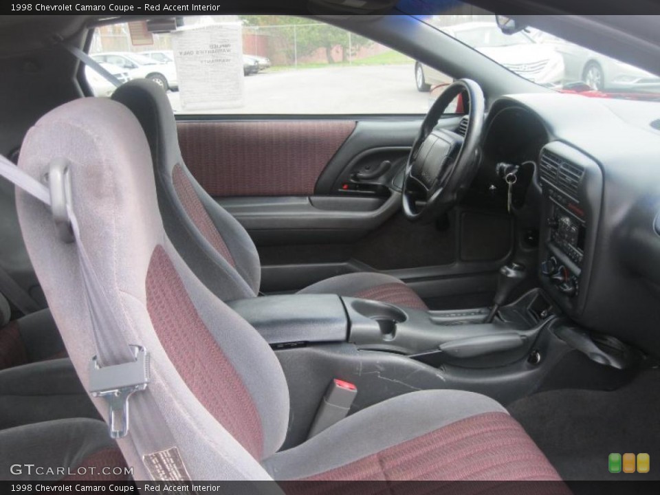 Red Accent Interior Photo for the 1998 Chevrolet Camaro Coupe #47887955