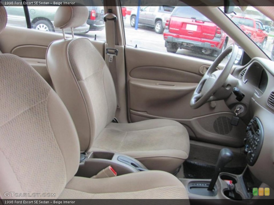 Beige Interior Photo for the 1998 Ford Escort SE Sedan #47890844