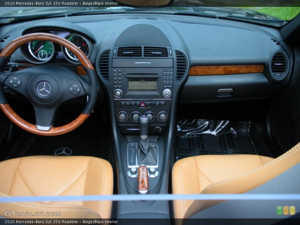 Beige/Black 2010 Mercedes-Benz SLK Interiors