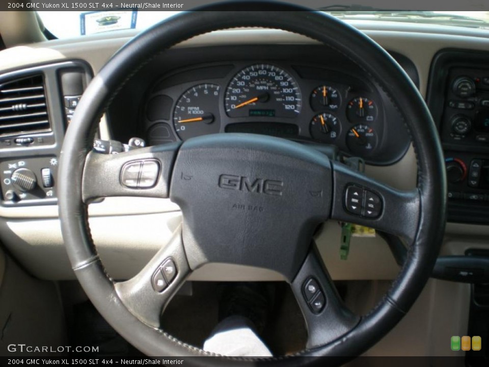 Neutral/Shale Interior Steering Wheel for the 2004 GMC Yukon XL 1500 SLT 4x4 #47891279