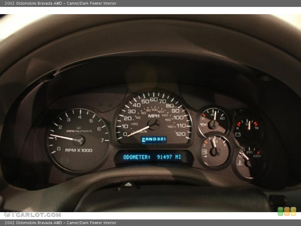 Camel/Dark Pewter Interior Gauges for the 2002 Oldsmobile Bravada AWD #47892260