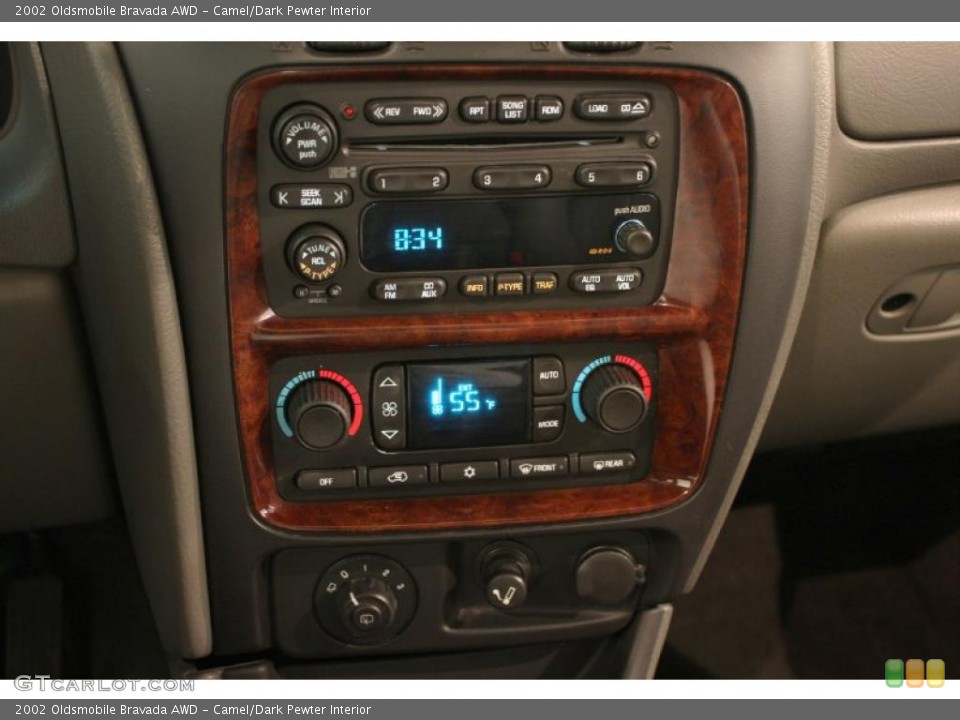 Camel/Dark Pewter Interior Controls for the 2002 Oldsmobile Bravada AWD #47892275